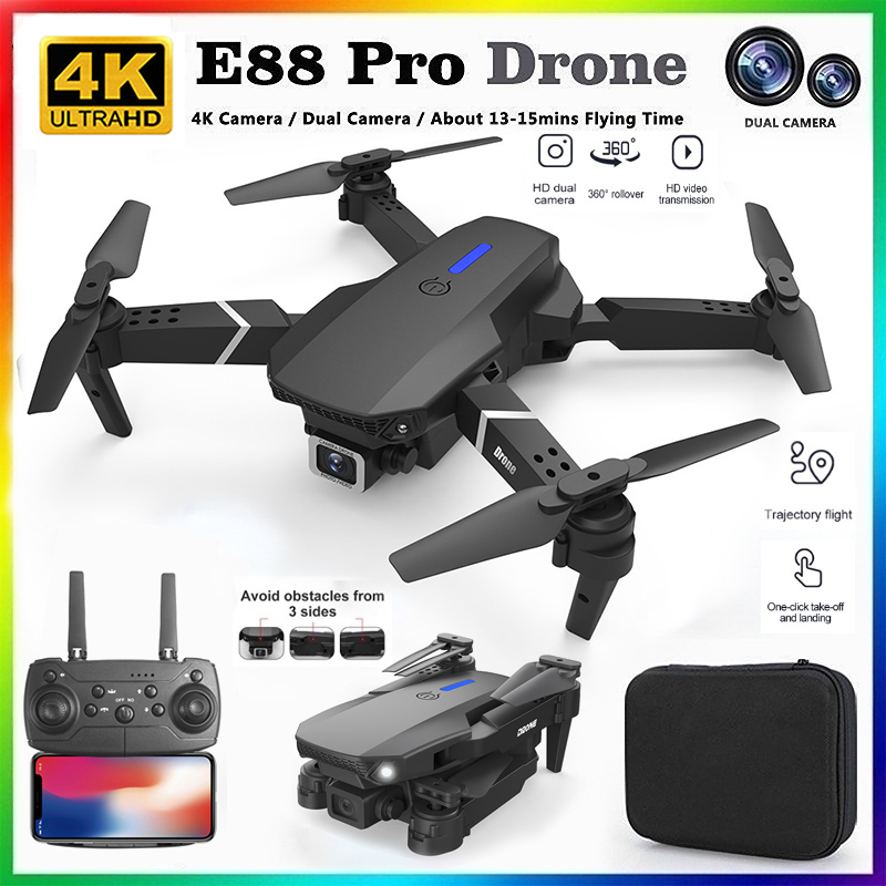 2026 BARU E88 Drone Profesiona - Drone Kit Professional ulasan dan harga