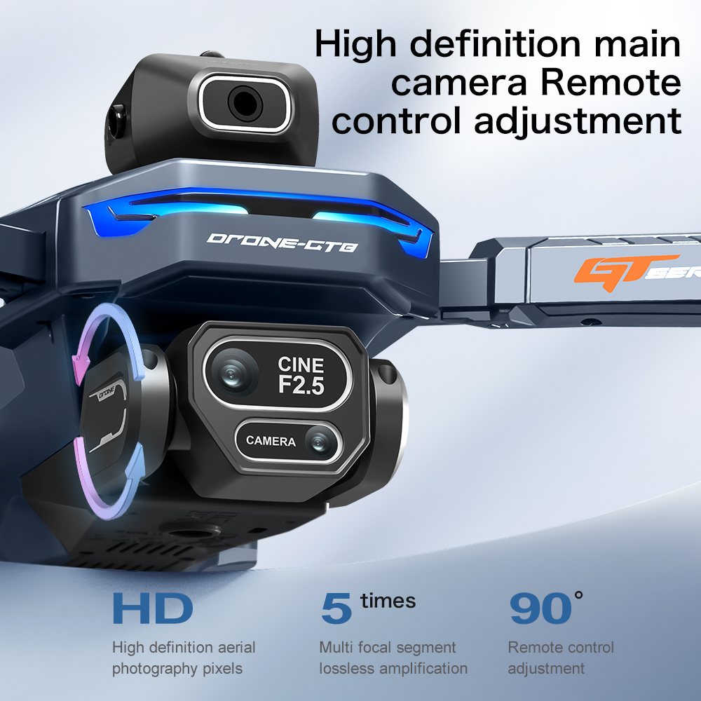 Drone RC GPS Lipat GT8 dengan  - Drone Kit Professional ulasan dan harga